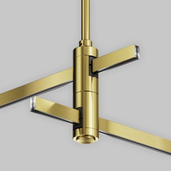 Потолочная стойка двойная поворотная Short с перед. питания на 2 уровень Maytoni Flarity TRA156C-D1-BS