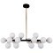 Подвесной светильник Lumina Deco Marsiada LDP 6033-16 BK+GD