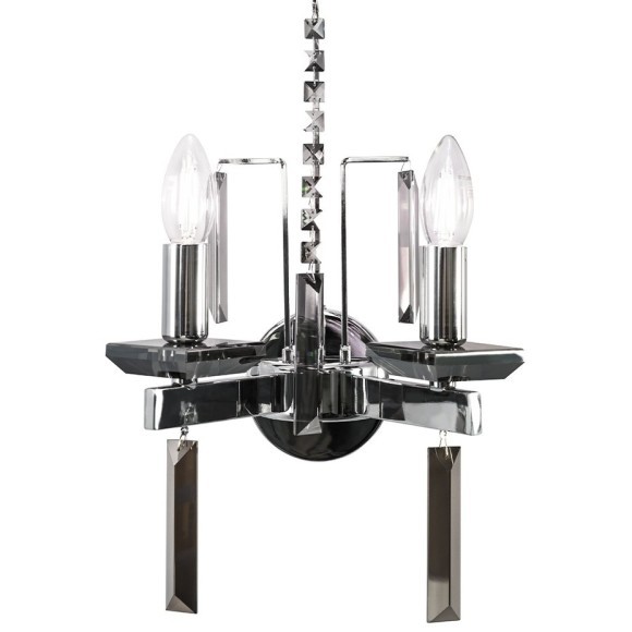 Бра Crystal Lux MARRON AP2 CHROME
