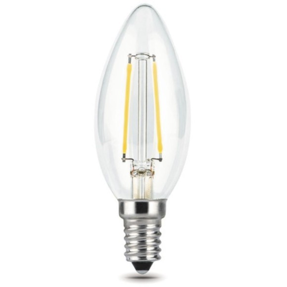 103801205 Лампа Gauss LED Filament Свеча E14 5W 450lm 4100К 1/10/50