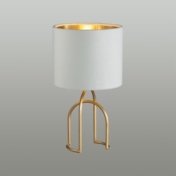 5660/1T MODERNI LN23 122 матовое золото, белый Настольная лампа E14 40W 220V STACY