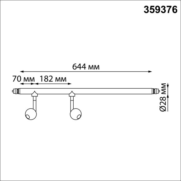 359376 Светодиодный модульный трековый светильник SMART (TUYA, Алиса, Bluetooth, Wi-Fi) Novotech Glat CRI90+ 3000-6000К 1120Лм 36° 14W 359376 Светодиодный модульный трековый светильник SMART (TUYA, Алиса, Bluetooth, Wi-Fi) Novotech Glat CRI90+ 3000-6000К 1120Лм 36° 14W