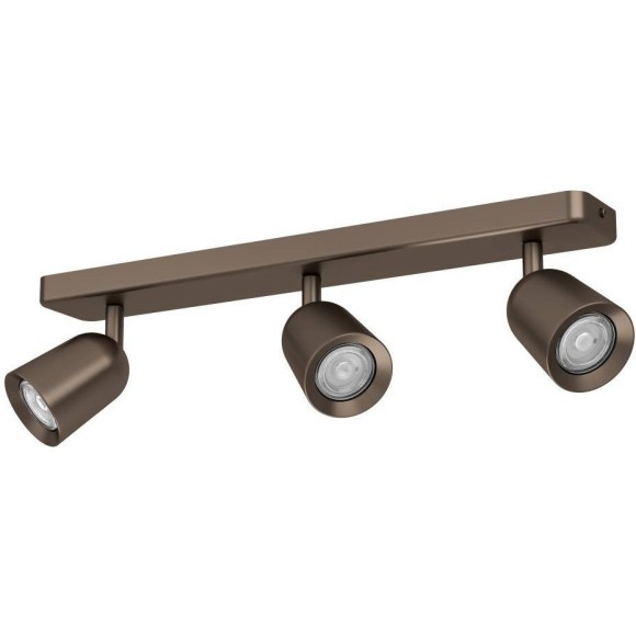 901951 Спот CAMALDOLI, 3X10W(GU10), сталь, темно-бронзовый