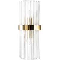 Бра Crystal Lux SORPRESA AP2 BRASS/TRANSPARENTE