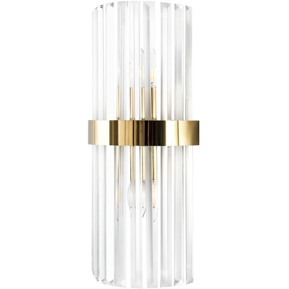 Бра Crystal Lux SORPRESA AP2 BRASS/TRANSPARENTE
