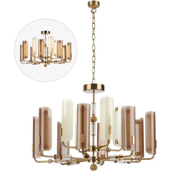 Люстра LED x 60W (5W*12) 3000K LION 5467/60L