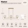 Люстра подвесная Maytoni MOD411PL-03G Vision под лампы 3xE14 60W
