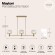 Люстра подвесная Maytoni MOD411PL-03G Vision под лампы 3xE14 60W