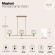 Люстра подвесная Maytoni MOD411PL-03G Vision под лампы 3xE14 60W
