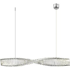 SL6205.113.01 Светильник подвесной ST-Luce Хром/Прозрачный LED 1*21W 4000K ELICA