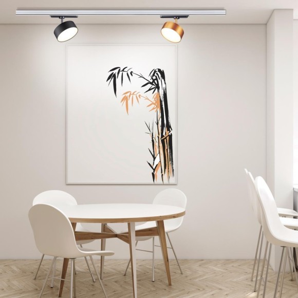 Трехжильный однофазный трековый светодиодный светильник Novotech PROMETA 358757 2100лм 24Вт Трехжильный однофазный трековый светодиодный светильник Novotech PROMETA 358757 2100лм 24Вт