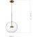 SL1133.223.01 Светильник подвесной ST-Luce Латунь/Прозрачный LED 1*14W 3000K BOPONE