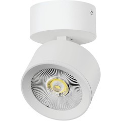 Белый накладной светодиодный поворотный спот 15Вт 36° 4000К CRI90 1700Лм Alta Pro Lightstar A5546SO Белый накладной светодиодный поворотный спот 15Вт 36° 4000К CRI90 1700Лм Alta Pro Lightstar A5546SO