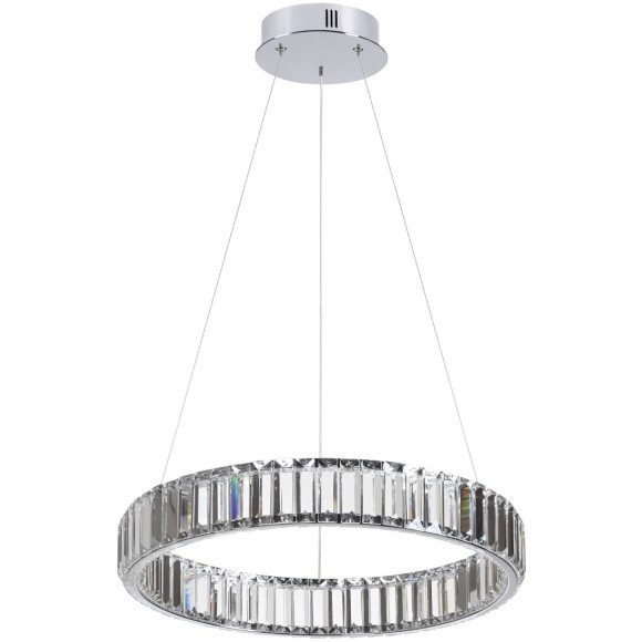 Люстра подвесная кольцевая хрустальная Odeon Light LED 30W 4000K 3570Лм VEKIA 4930/30L