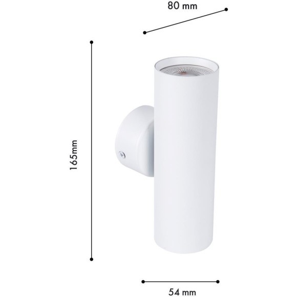 4714-2W, настенный светильник, D80xW55xH165, 2xGU10x35W, IP20, excluded 4714-2W, настенный светильник, D80xW55xH165, 2xGU10x35W, IP20, excluded