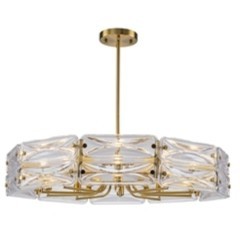 4764-10P, подвесная люстра, D830xH360/680, 10xE14x40W, excluded