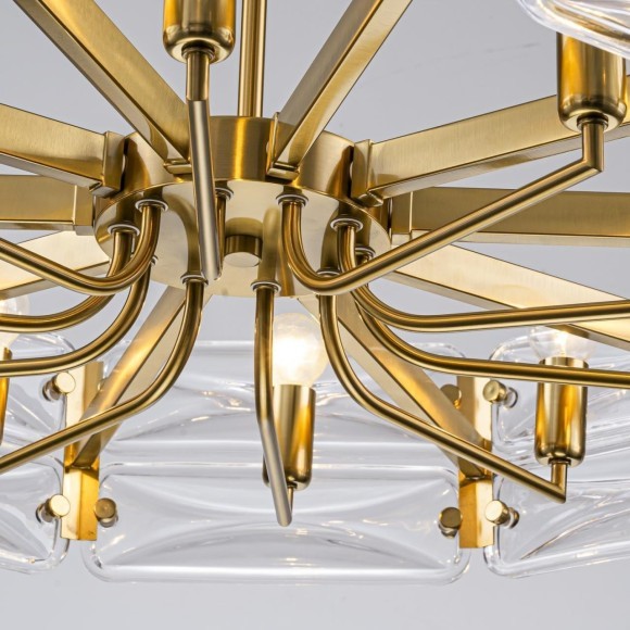 4764-10P, подвесная люстра, D830xH360/680, 10xE14x40W, excluded