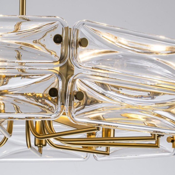 4764-10P, подвесная люстра, D830xH360/680, 10xE14x40W, excluded