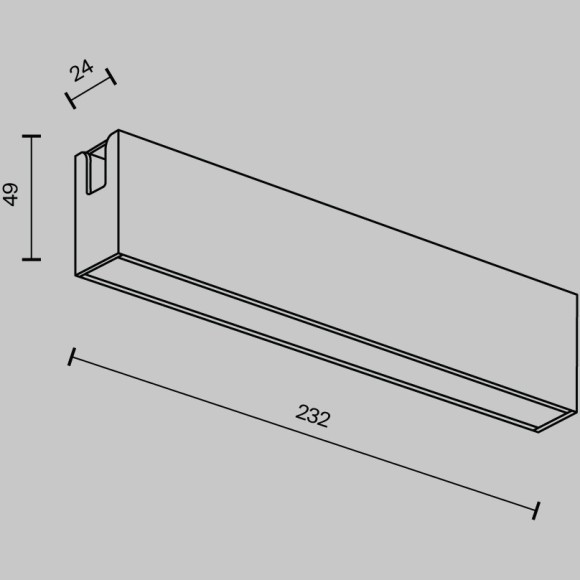 Трековый светильник Maytoni Basis Flarity 3000K 12Вт 120° TR151-1-12W3K-PT Трековый светильник Maytoni Basis Flarity 3000K 12Вт 120° TR151-1-12W3K-PT