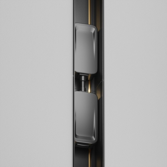 Коннектор питания прямой для встраиваемого в ГКЛ 12.5мм шинопровода Maytoni Radity TRA084C-B-12