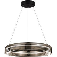 SL6019.333.01 Светильник подвесной ST-Luce Черный/Дымчатый, Белый LED 1*36W 3000K FORAY SL6019.333.01 Светильник подвесной ST-Luce Черный/Дымчатый, Белый LED 1*36W 3000K FORAY