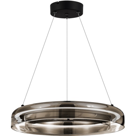 SL6019.333.01 Светильник подвесной ST-Luce Черный/Дымчатый, Белый LED 1*36W 3000K FORAY