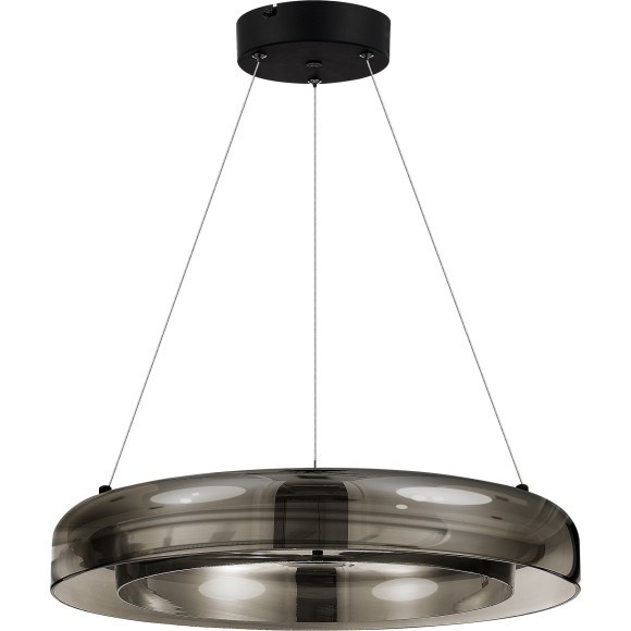SL6019.333.01 Светильник подвесной ST-Luce Черный/Дымчатый, Белый LED 1*36W 3000K FORAY