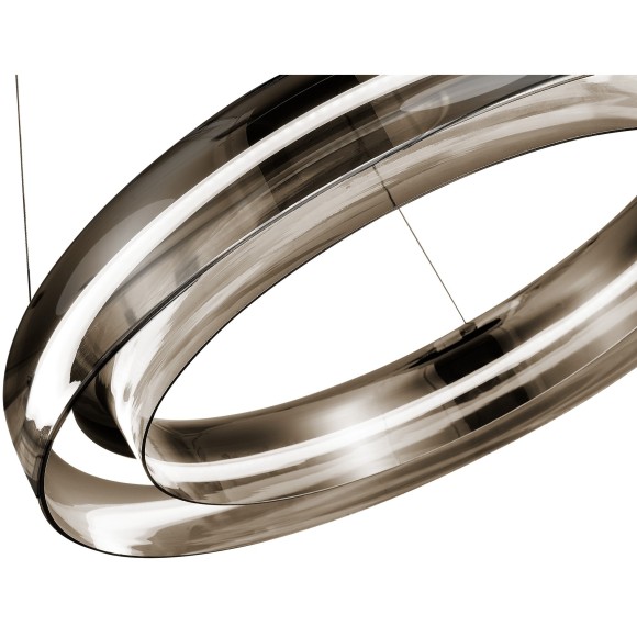 SL6019.333.01 Светильник подвесной ST-Luce Черный/Дымчатый, Белый LED 1*36W 3000K FORAY