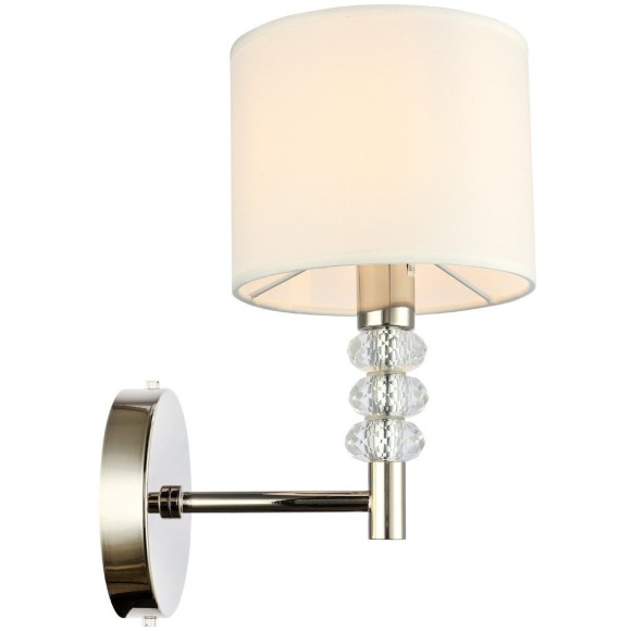 SL1751.101.01 Светильник настенный ST-Luce Никель/Белый E14 1*40W ENITA SL1751.101.01 Светильник настенный ST-Luce Никель/Белый E14 1*40W ENITA