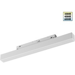 359616 Трековый светильник Novotech SHINO с переключ. цв. темпер. IP20 LED Ra90 Lm450 3000К\4000К\6000К 10W 48V FLUM 359616 Трековый светильник Novotech SHINO с переключ. цв. темпер. IP20 LED Ra90 Lm450 3000К\4000К\6000К 10W 48V FLUM