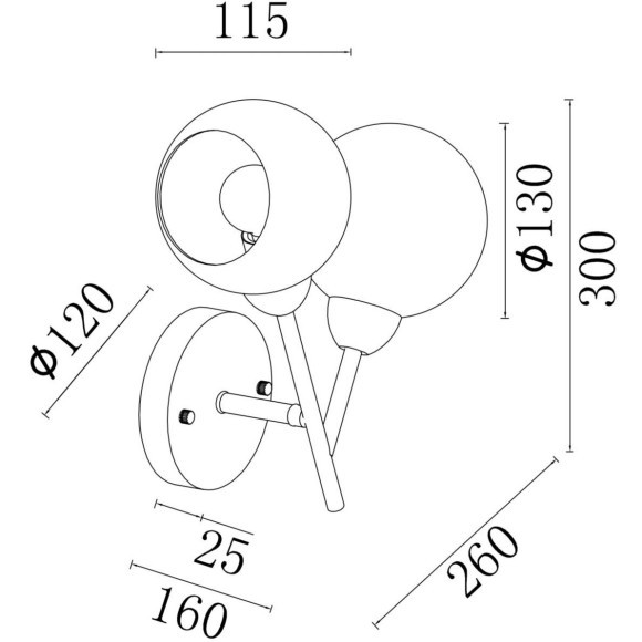 Бра Freya FR5121WL-02G Sherry под лампы 2xE14 40W Бра Freya FR5121WL-02G Sherry под лампы 2xE14 40W