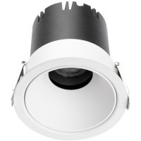 4784-1C Встраиваемый светодиодный светильник с доп. рамкой под штукатурку, белый, 9Вт 585Лм 3000;4000;6000K CRI90+ 45° IP20