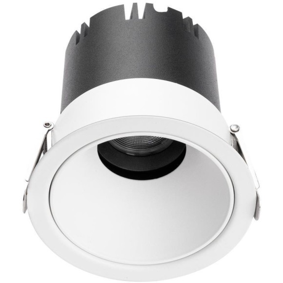 4784-1C Встраиваемый светодиодный светильник с доп. рамкой под штукатурку, белый, 9Вт 585Лм 3000;4000;6000K CRI90+ 45° IP20