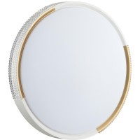 7612/ELN PALE SN 184 Светильник пластик/белый/золотистый LED 76Вт 3000/4000/6000K D490 IP43 CCT VELIO