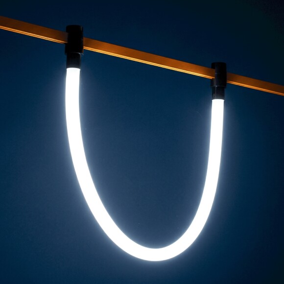 270747 Светильник трековый гибкий неон, длина 2м, 48V 20Вт 1740Лм CRI90 4000K 360° Due Hermes Lightstar