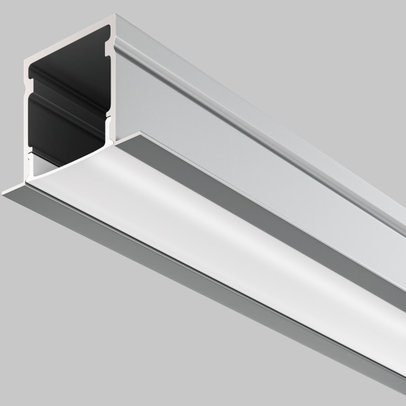 632017 Алюминиевый встраиваемый в ГКЛ 2м профиль для светодиодной ленты шириной до 15 мм, 27x20мм, Maytoni ALM-2720-S-2M