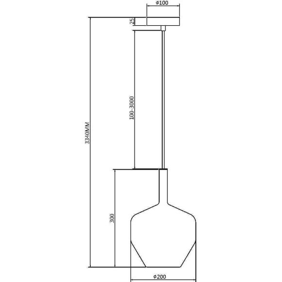 Подвесной светильник Maytoni MOD271PL-01B4