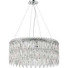 Люстра подвесная хрустальная 2173/09/08P Stilfort, серия Santorini