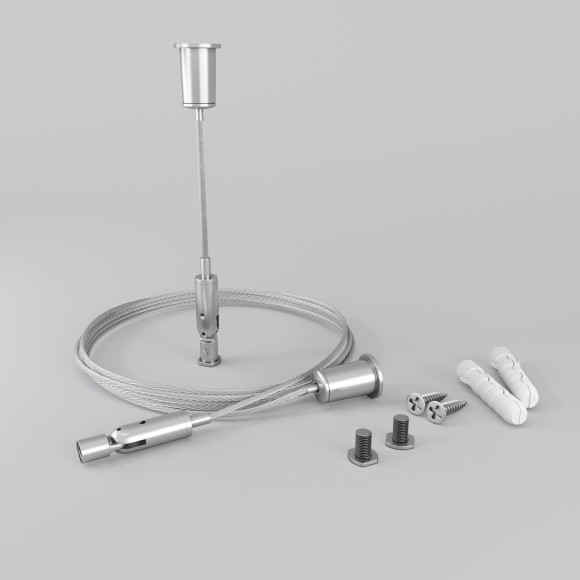 Комплект подвесов для радиусного профиля 4м. ALM-3535R-P-4M Комплект подвесов для радиусного профиля 4м. ALM-3535R-P-4M