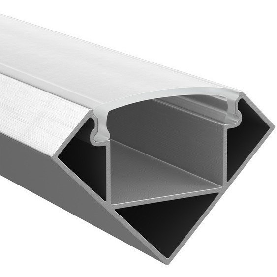 Профиль PROFILED с полукругл. рассеив-м д/светодиод. для ленты 409629