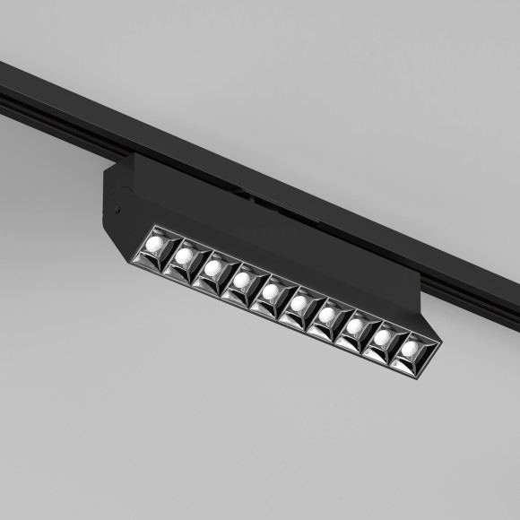 Однофазный двужильный светодиодный трековый светильник Denkirs DK6646-BK Edder 4000К 1560Лм CRI90+ 24° 20Вт