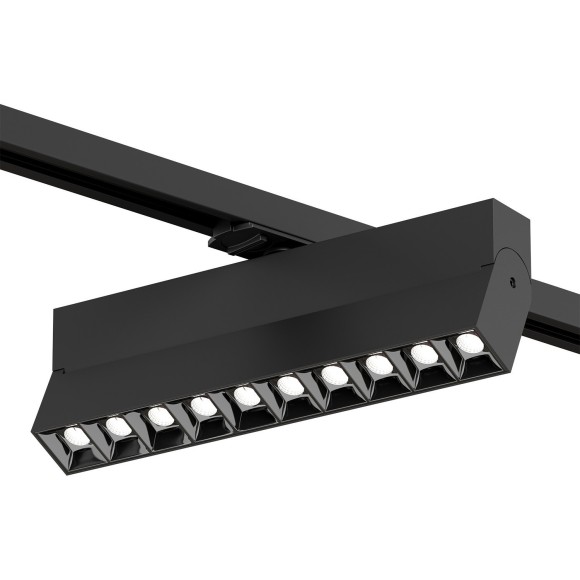 Однофазный двужильный светодиодный трековый светильник Denkirs DK6646-BK Edder 4000К 1560Лм CRI90+ 24° 20Вт