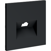 Накладка для розетки компьютерной RJ45 кат.6, S70 (графит)