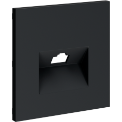 Накладка для розетки компьютерной RJ45 кат.6, S70 (графит)