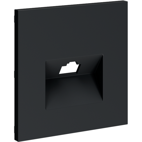 Накладка для розетки компьютерной RJ45 кат.6, S70 (графит)