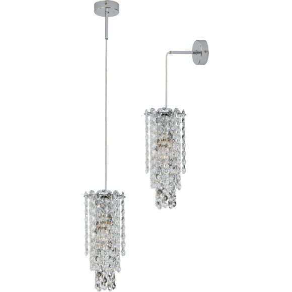 Светильник подвесной Stilfort 2187/09/01P, серия Rain of Crystal