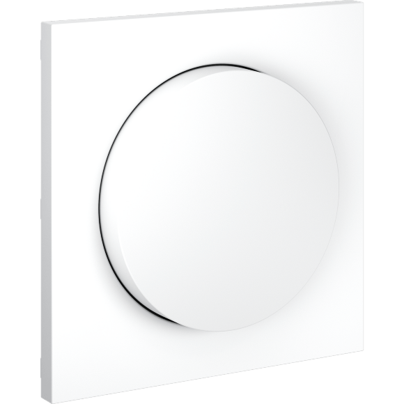 Накладка для светорегулятора поворотно-нажимного, S70 (белый матовый)