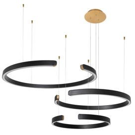 10025/3 Black Подвесной светильник LOFT IT Ring
