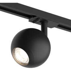 Однофазный двужильный трековый светильник Denkirs DK6070-BK Omra под сменную лампу GU10 Однофазный двужильный трековый светильник Denkirs DK6070-BK Omra под сменную лампу GU10