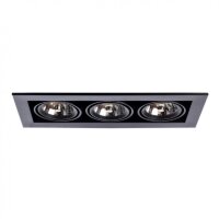 Встраиваемый светильник Arte Lamp A5930PL-3BK CARDANI MEDIO под лампы 3xG53 50W